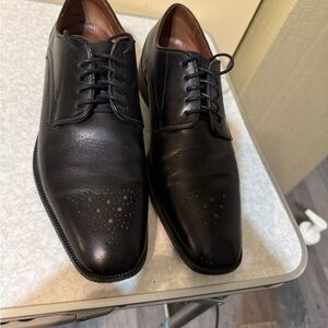 Rockport Black Leather Men's Oxfords
